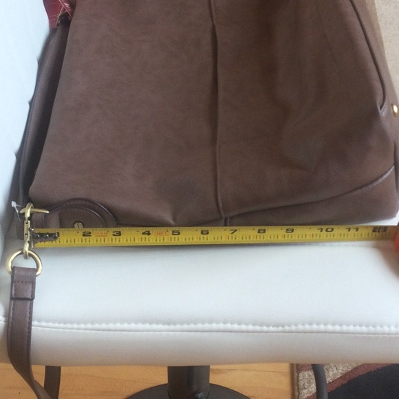 NWT Merona Brown Tan Tote Bag - Picture 12 of 13